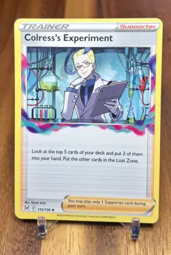 Colress's Experiment 155/196 Non Holo Lost Origin Trainer Pokemon Card NM - Image 1