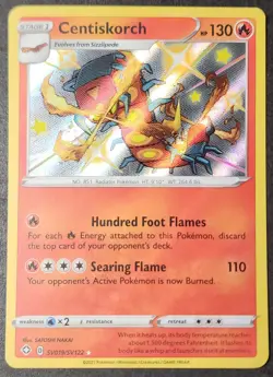 Centiskorch (#SV019/SV122) - Holofo SWSH - Shining Fates: Shiny Vault NM Pokemon - Image 1