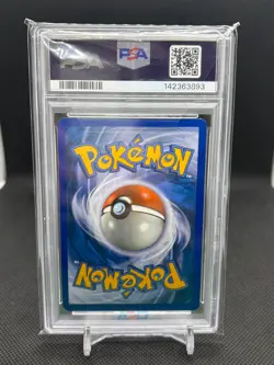 2008 Pokemon Majestic Dawn Leafeon Lv.X Holo 99/100 PSA 5 Double Holo Swirls - Image 2