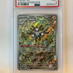 2024 POKEMON SVP EN-SV BLACK STAR PROMO #159 MAGNETON PSA 9 - Image 2