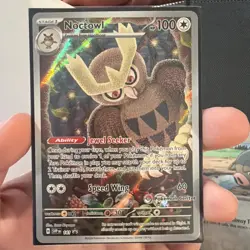 Noctowl Pokemon Center PC ETB Promo SVP141 Stellar Crown - Image 1