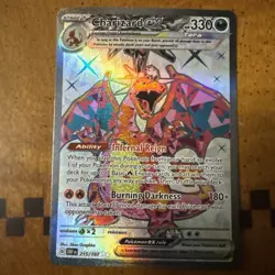 CHARIZARD EX 215/197 NM ULTRA RARE OBSIDIAN FLAMES POKEMON 2023 Full Art - Image 1