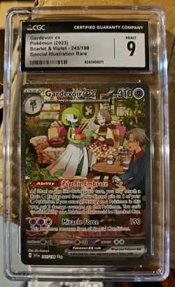 CGC 9 MINT Pokemon Gardevoir EX 245/198 Scarlet & Violet SC1 - Image 1