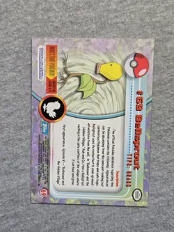 Bellsprout #69 Pokemon 1999 Topps TV Animation Edition Series 1 Blue Logo - Image 2