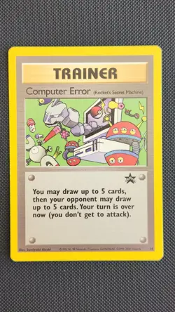 Computer Error 16 Pokemon TCG Black Star Promo WOTC - Image 1