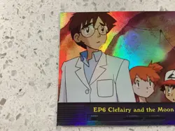 1999 Topps Pokemon Series 2 Rainbow Foil EP6 Clefairy Moon Stone TV Animation - Image 2