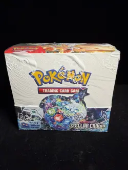 Pokemon TCG Scarlet & Violet Stellar Crown Booster Box Sealed - Image 1