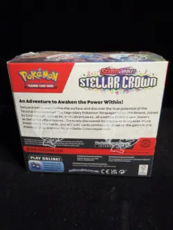 Pokemon TCG Scarlet & Violet Stellar Crown Booster Box Sealed - Image 2