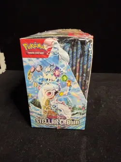 Pokemon TCG Scarlet & Violet Stellar Crown Booster Box Sealed - Image 4