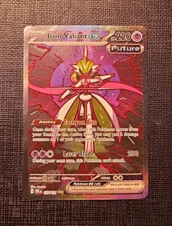 Pokemon TCG Iron Valiant EX SIR 157/131 SV Prismatic Evolutions - Image 1