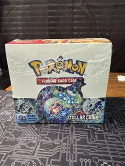 Pokemon Stellar Crown Booster Box - Scarlet & Violet TCG New Sealed - Image 1