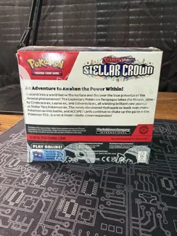 Pokemon Stellar Crown Booster Box - Scarlet & Violet TCG New Sealed - Image 2
