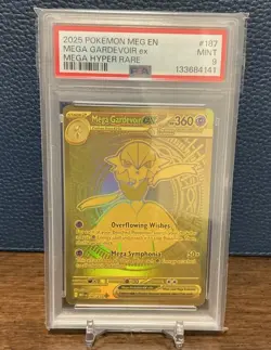 Mega Gardevoir EX 187/132 Hyper Rare Pokemon Mega Evolution Ascended Heroes NM - Image 1