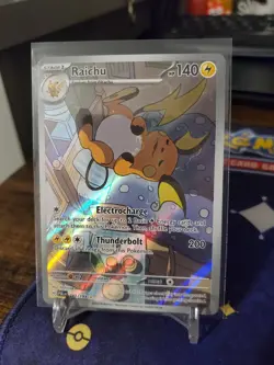 Pokemon TCG Raichu 211/193 Illustration Rare Paldea Evolved - Image 1