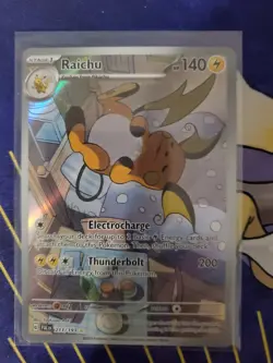 Pokemon TCG Raichu 211/193 Illustration Rare Paldea Evolved - Image 2