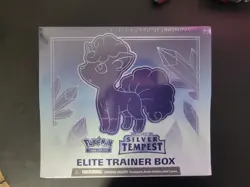 Pokemon TCG Factory Sealed Silver Tempest Elite Trainer Box - Image 1