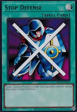Lightly Played, English Yu Gi Oh Stop Defense - KC01-EN039 - Ultra Rare - Unlimi - Image 1