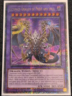 Yugioh Ultimate Dragon of Pride and Soul ROTA-EN000 Quarter Century Rare NM - Image 1