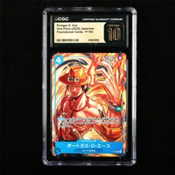 CGC 10 PRISTINE 2025 One Piece JPN Portgas D. Ace P-103 P - Image 1