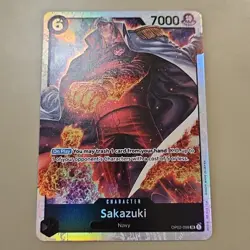 One Piece Sakazuki (Reprint) (OP02-099/258) OP02 Paramount War NM FOIL TCG CCG - Image 1