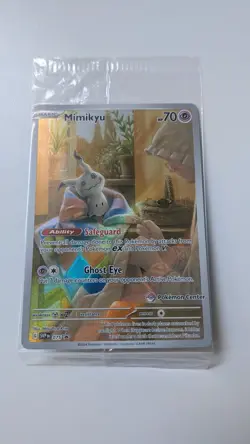 Mimikyu 075 sealed promo Pokemon Center Exclusive Scarlet & Violet Promo Cards - Image 1