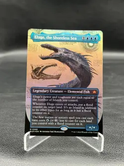 Bloomburrow #288 Eluge, the Shoreless Sea (Borderless) Foil - Image 1