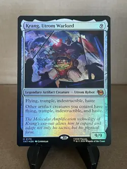 Krang, Utrom Warlord Mythic Foil MTG TMNT Magic the Gathering 0175 - Image 1