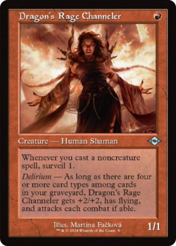 Dragon's Rage Channeler (Retro) [Modern Horizons 2] Foil Near Mint - Image 2
