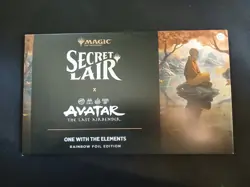 MTG Secret Lair x Avatar: The Last Airbender One With Elements Foil Sealed - Image 1