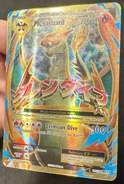 M Charizard EX 101/108 XY Evolutions Pokemon Card TCG Full Art Ultra Rare Nm/Vlp - Image 2