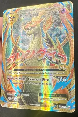 M Charizard EX 101/108 XY Evolutions Pokemon Card TCG Full Art Ultra Rare Nm/Vlp - Image 3