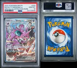PSA 10 Team Rocket’s Nidoking 233/182 Special Illustration Rare Pokemon English - Image 3
