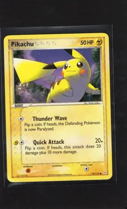 Pikachu 78/110 Holon Phantoms Regular Rare Pokemon TCG HP - Image 1