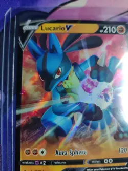 Minty! Lucario V 146/264 Ultra Rare Fusion Strike Pokemon TCG 2021 - Image 1