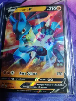 Minty! Lucario V 146/264 Ultra Rare Fusion Strike Pokemon TCG 2021 - Image 2
