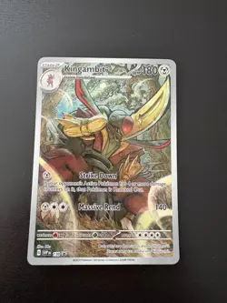 Pokemon TCG Card Kingambit SVP 130 Shrouded Fable Black Star Promo - NM - Image 1