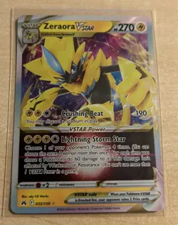 Zeraora VSTAR - Crown Zenith - 055/159 - Pokemon TCG - NM - HOLO - Image 1