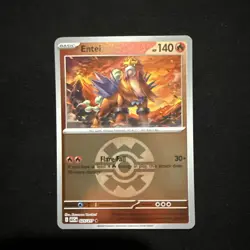 Pokemon TCG Entei 025/217 Reverse Holo Quick Ball Ascended Heroes Pack Fresh - Image 1