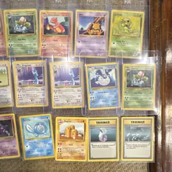 Pokemon TCG Base Set Unlimited Lot 61 Cards WOTC - Image 3