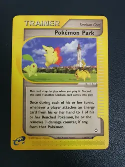 Pokemon Card Trainer Pokemon Park 131/147 Aquapolis Uncommon WOTC - Image 1