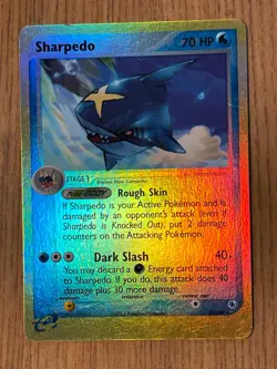Sharpedo 22/109 Ruby and Sapphire Reverse Holo rare 2003 Nintendo - Image 1