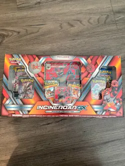 POKEMON TCG INCINEROAR GX PREMIUM COLLECTION SEALED BOX - Image 1