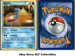 2010 Pokemon, Heartgold & Soulsilver, #24/123 Lapras, Rare - Image 1