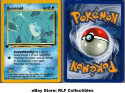 2001 Pokemon, Neo Revelation, #50/64 Remoraid, 1st Edition, Common - Image 1