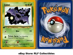 2001 Pokemon, Neo Revelation, #59/64 Zubat, 1st Edition, Common - Image 1