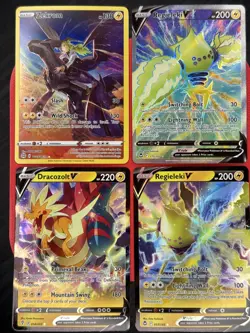 Pokemon TCG English 4 Assorted Ex V Holo Rare Lot Trainer Gallery TG IR NM SWSH - Image 1