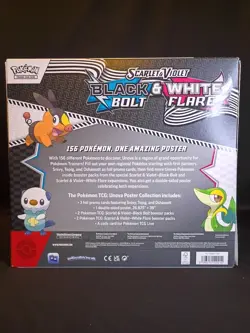 Pokemon Black Bolt & White Flare Binder + Unova Poster Collection Bundle Sealed - Image 5