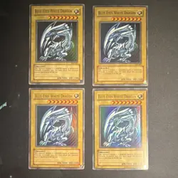 Yu-Gi-Oh! Blue-Eyes White Dragon SDK-001 Starter Deck Kaiba Lot of 4 - Image 1