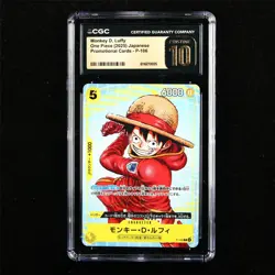 CGC 10 PRISTINE 2025 One Piece JPN Monkey D. Luffy P-106 P - Image 1