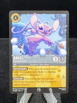 Disney Lorcana-Winterspell-Angel-Experiment 624-#191-Regular-M/NM - Image 1